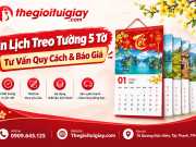 In Lịch Treo Tường 5 Tờ