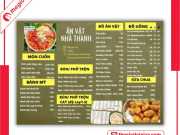 Menu Quán Ăn Vặt