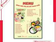 Menu Quán Chè