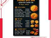 Menu Quán Net
