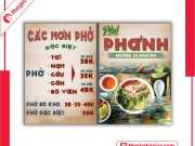 Menu Quán Phở