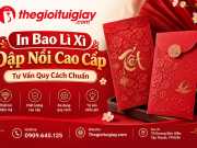 In Bao Lì Xì Dập Nổi