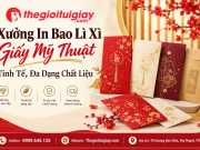 In Bao Lì Xì Giấy Mỹ Thuật
