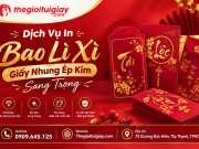 In Bao Lì Xì Giấy Nhung