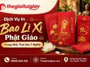 In Bao Lì Xì Phật Giáo