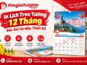 In Lịch Treo Tường 12 Tháng