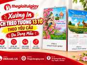 In Lịch Treo Tường 13 Tờ