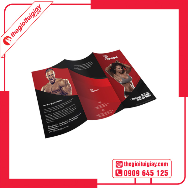 Mẫu brochure gym đặc sắc