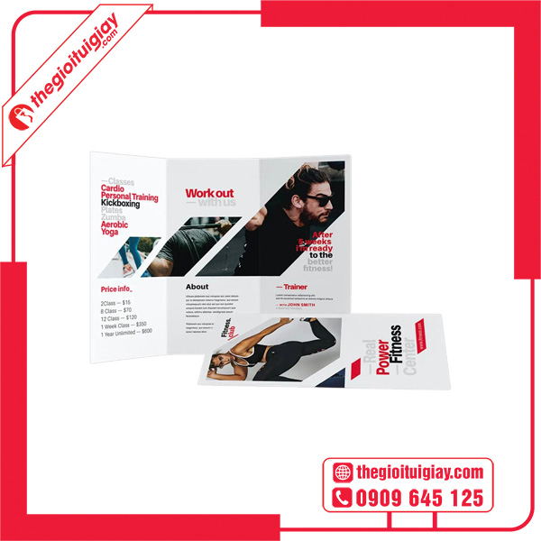 Mẫu brochure gym PT