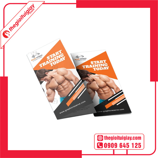 Mẫu brochure gym đẹp