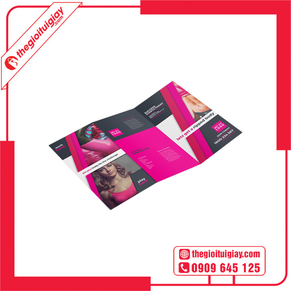 Mẫu brochure gym hiện đại