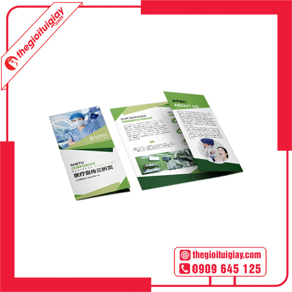 Mẫu brochure khoa khám bệnh