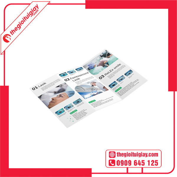 Mẫu brochure bệnh viện độc đáo