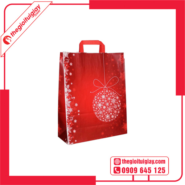 Mẫu túi giấy Noel thiết kế riêng