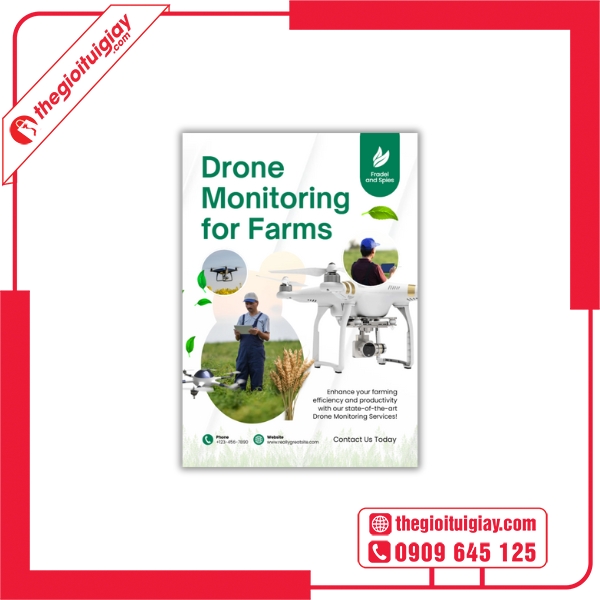 Tờ Rơi Nông Nghiệp Drone Monitioring for Farms