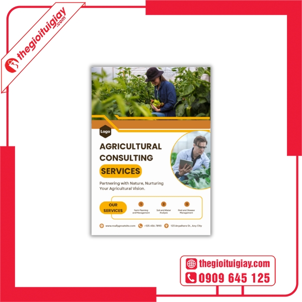 Tờ Rơi Nông Nghiệp Quảng Cáo Cây Trồng