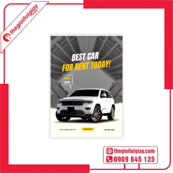 Tờ Rơi Ô Tô BEST CAR FOR RENT TODAY