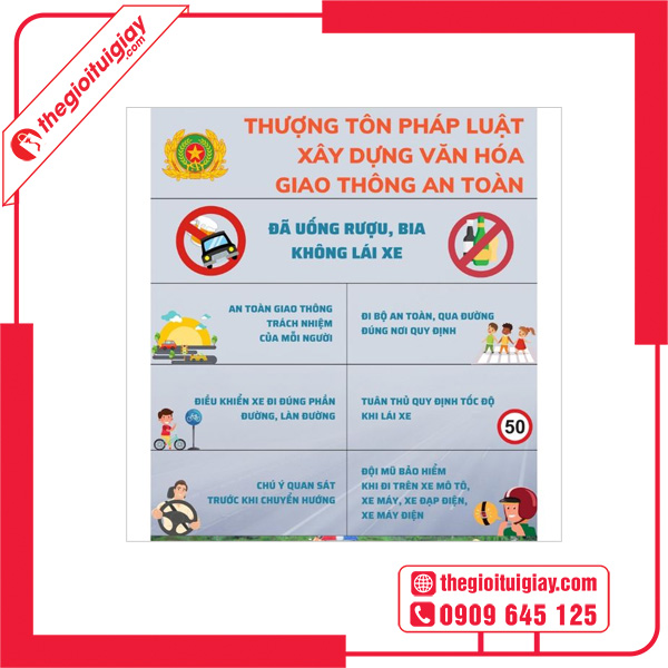 Tờ Rơi Tuyên Truyền Pháp Luật Giao Thông An Toàn