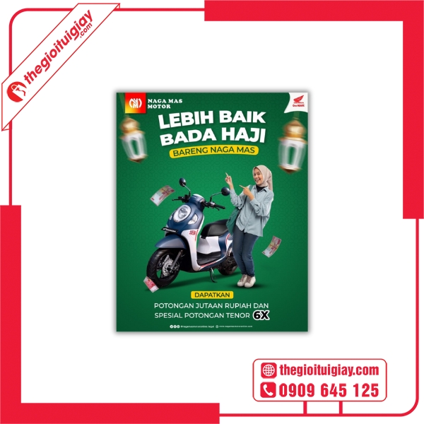 Tờ Rơi Xe Máy LEBIH BAIK BADA HAJI 