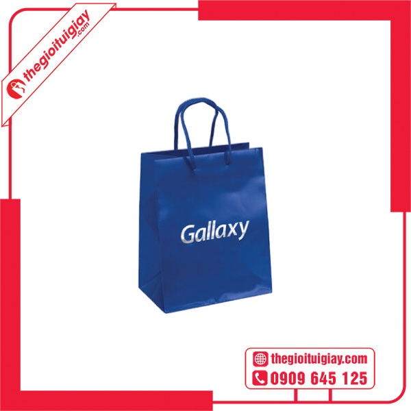 Mẫu túi giấy cán màng bóng Gallaxy
