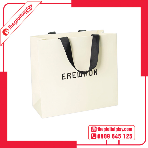 Mẫu túi giấy dây ruy băng EREWHON