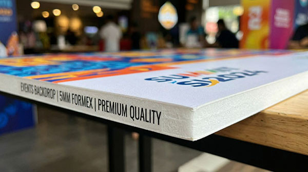 Backdrop in pp bồi formex