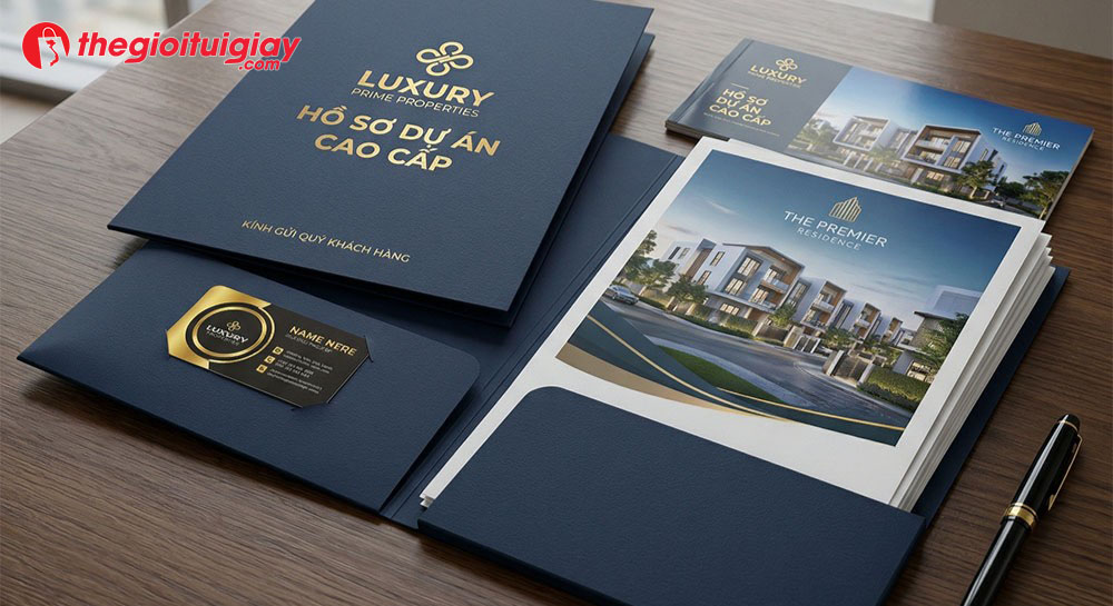 Mẫu Folder Ng&agrave;nh Bất Động Sản, X&acirc;y Dựng