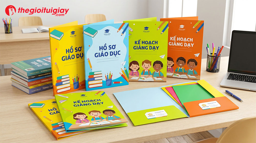 Mẫu Folder Ng&agrave;nh Gi&aacute;o Dục