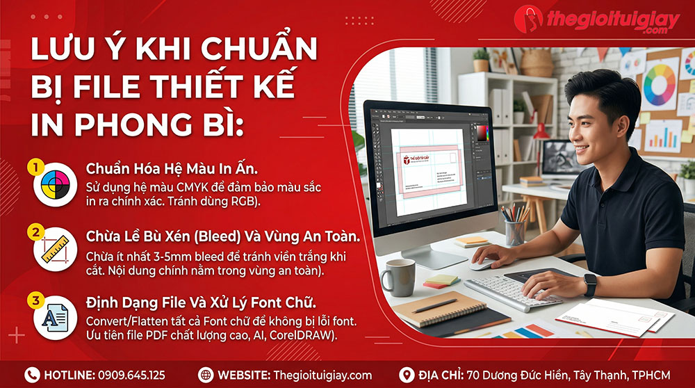 Lưu &Yacute; Khi Chuẩn Bị File Thiết Kế In Phong B&igrave;