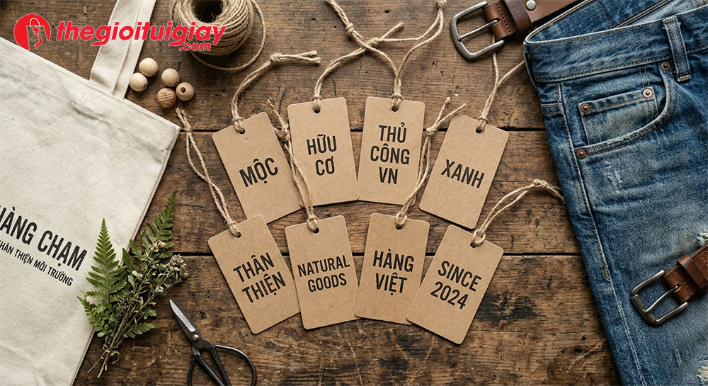 Mẫu tag treo bằng giấy kraft