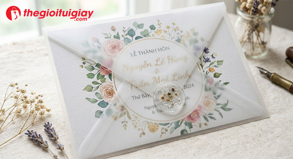 Mẫu Phong B&igrave; Nắp Chữ V Trong Suốt Cứng