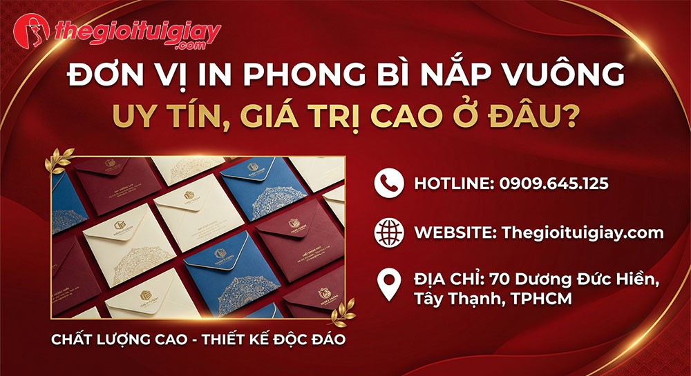 Đơn Vị In Phong B&igrave; Nắp Vu&ocirc;ng Uy T&iacute;n, Gi&aacute; Trị Cao Ở Đ&acirc;u?