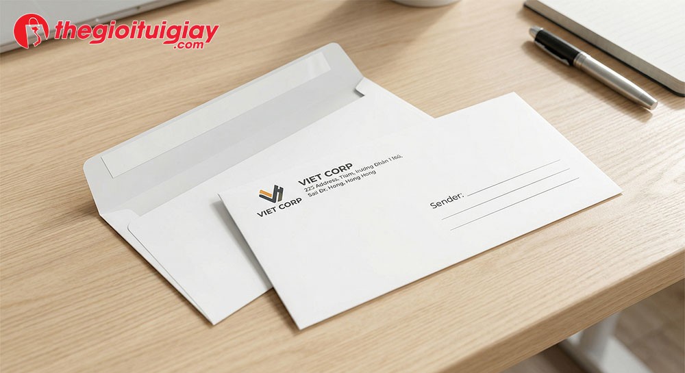 Mẫu phong b&igrave; nắp vu&ocirc;ng truyền thống