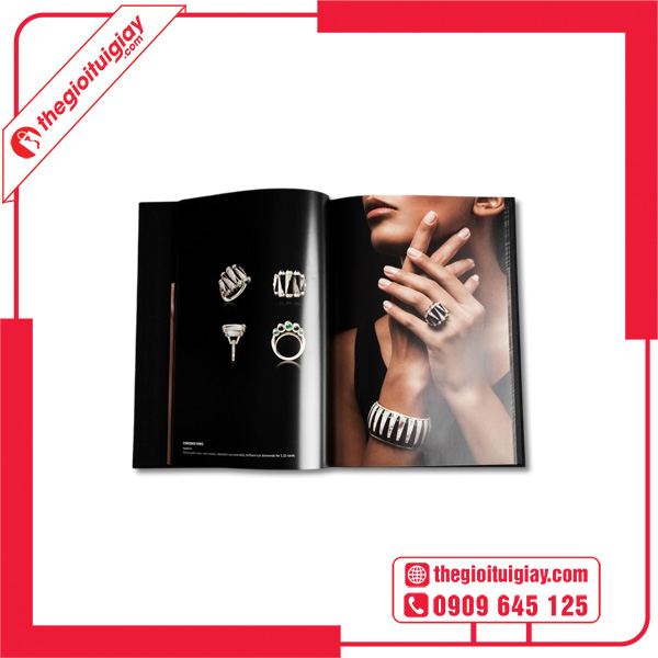 Mẫu catalogue luxury trang sức