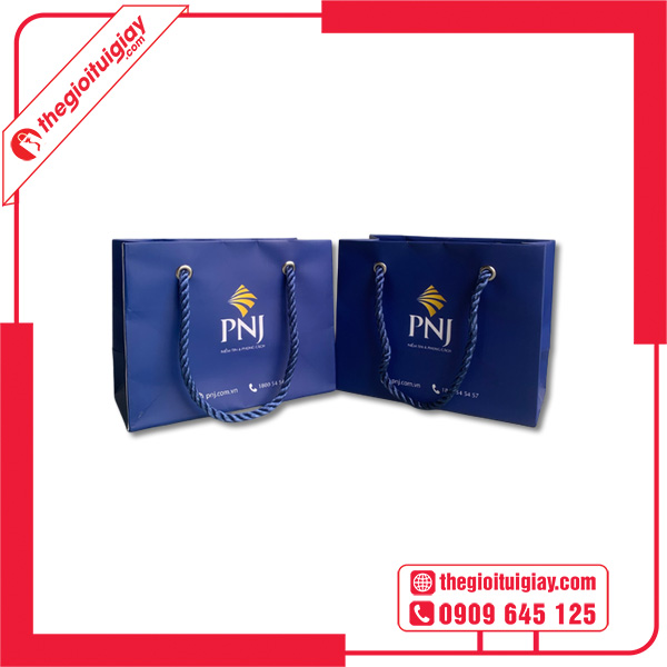 Mẫu túi giấy PNJ thu hút