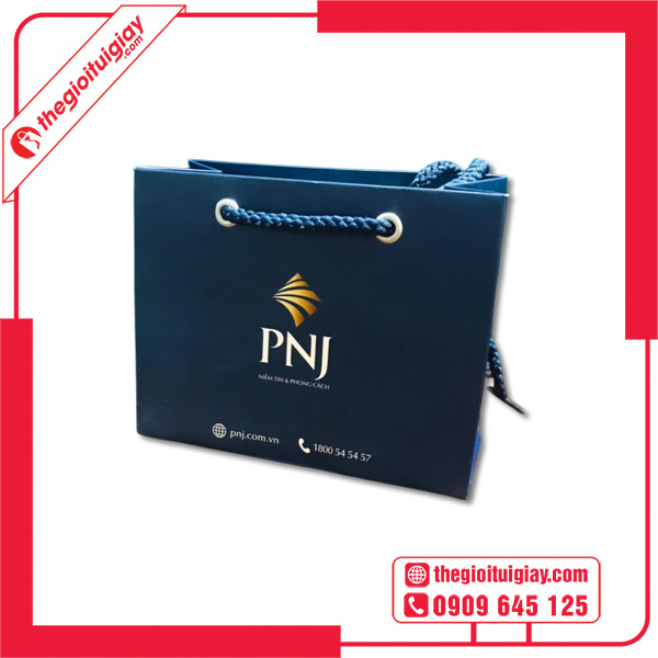 Mẫu túi giấy PNJ cơ bản