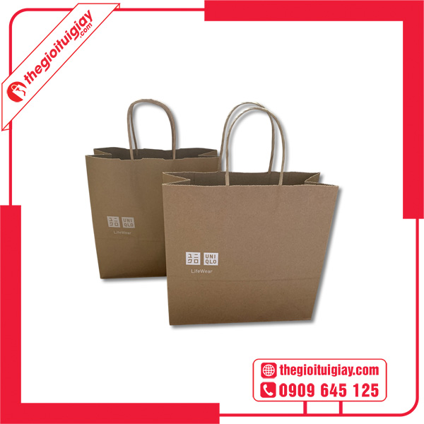 Mẫu túi giấy Uniqlo giá rẻ