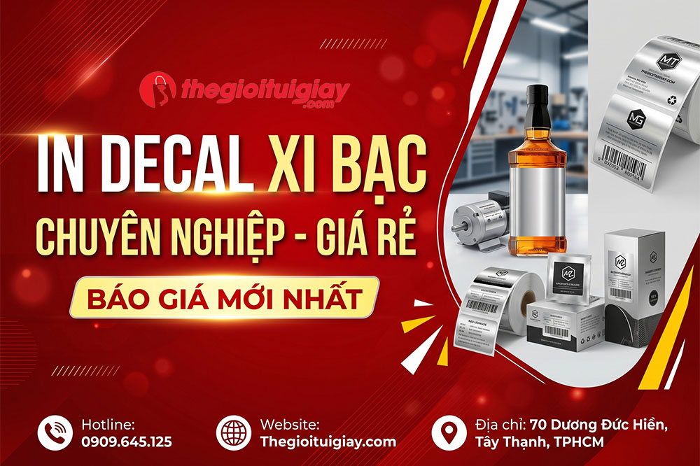 In Decal Xi Bạc Chuyên Nghiệp, Giá Rẻ - Báo Giá Mới Nhất