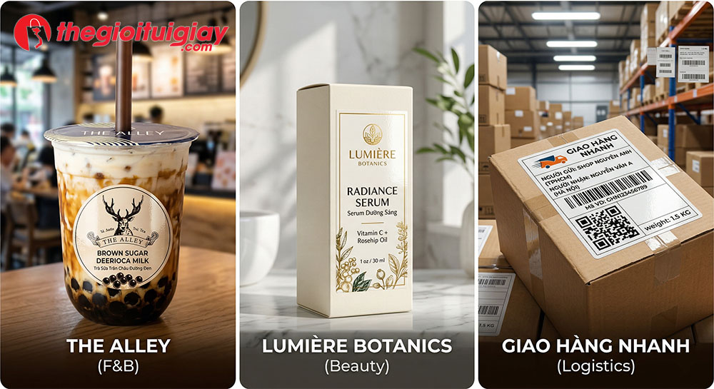 Ứng dụng thực tế đa dạng của c&aacute;c mẫu in decal giấy h&agrave; nội v&agrave; tphcm