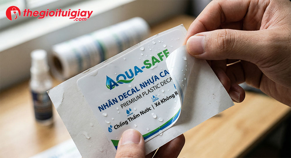 Cấu tạo chi tiết v&agrave; đặc t&iacute;nh dẻo dai của ấn phẩm in decal nhựa d&aacute;n