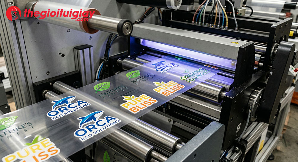 C&aacute;c c&ocirc;ng nghệ in decal trong phổ biến như in UV cao cấp v&agrave; kỹ thuật in decal trong l&oacute;t trắng