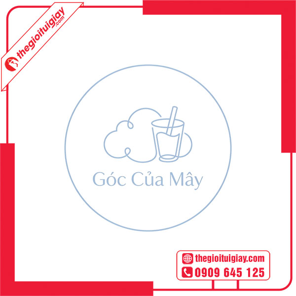 Mẫu logo ăn vặt G&Oacute;C CỦA M&Acirc;Y