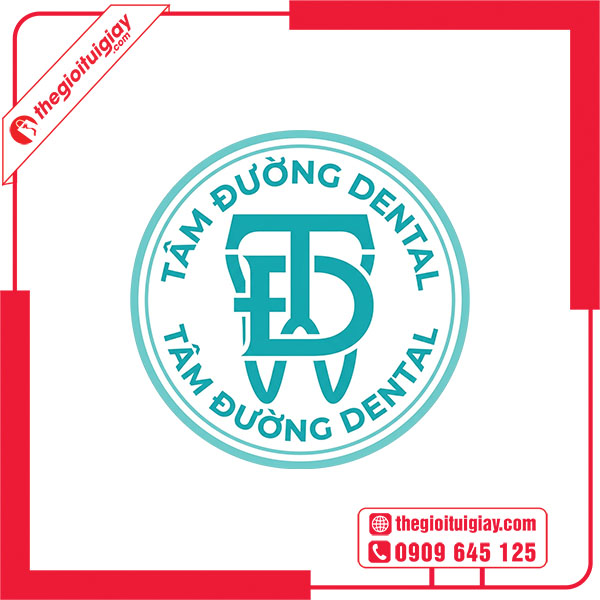 Mẫu logo nha khoa T&Acirc;M ĐƯỜNG