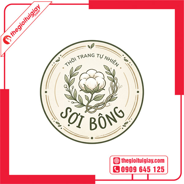 Mẫu logo thời trang SỢI B&Ocirc;NG