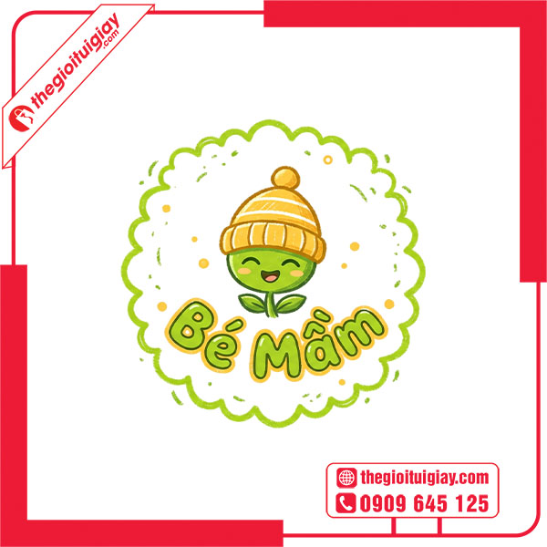 Mẫu logo thời trang B&Eacute; MẦM