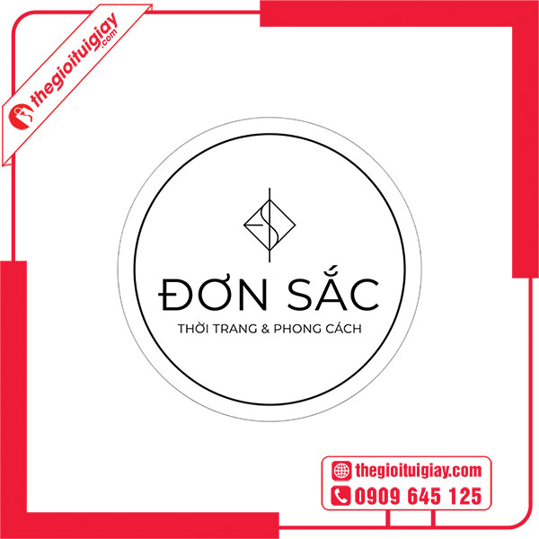 Mẫu logo thời trang ĐƠN SẮC