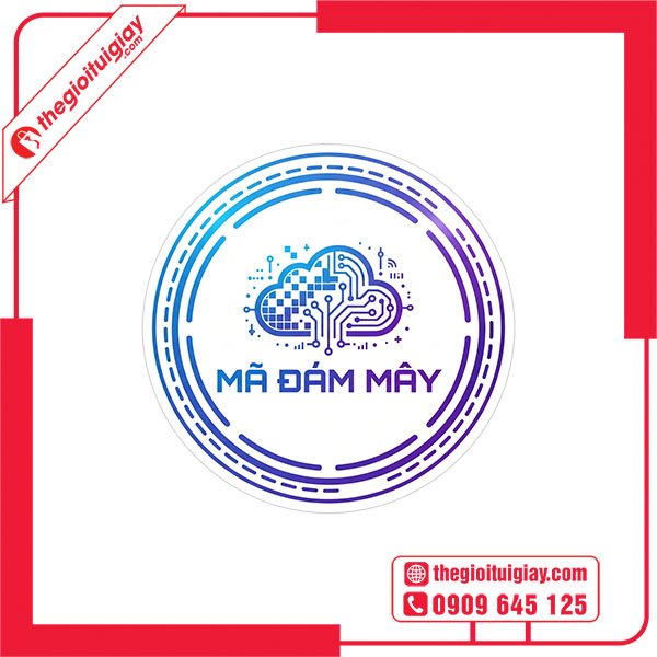 Mẫu logo tr&ograve;n M&Atilde; Đ&Aacute;M M&Acirc;Y