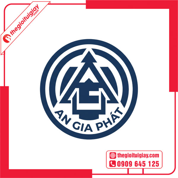 Mẫu logo tr&ograve;n AN GIA PH&Aacute;T