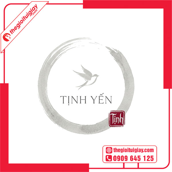 Mẫu logo yến s&agrave;o TỊNH YẾN