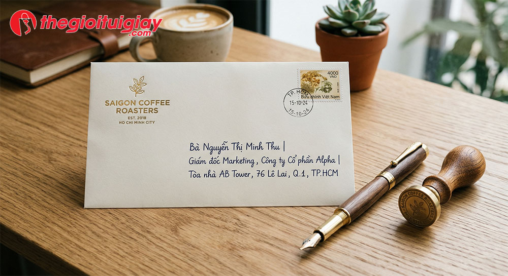 Mẫu in phong b&igrave; c&oacute; cửa sổ k&iacute;ch thước A4 đựng hồ sơ hợp đồng